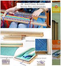 Easily make hats, socks and scarves using a loom and a loom tool. Authentic Knitting Board 28 Knitting Board With Peg Extenders 168 Pegs Id19910 Loom Knitting Projects Peg Loom Pin Weaving
