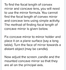 The refracted rays from the parallel beam of light converge on the other side of the convex lens. Briefly Describe An Activity To Find Approximate Focal Length Of A Convex Lens Brainly In