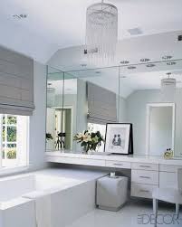 This simple light comes in three sizes—11, 14, or 17 inches in diameter—and it features an attractive satin nickel finish that will match just about any decor style. 55 Bathroom Lighting Ideas For Every Style Modern Light Fixtures For Bathrooms