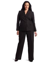 Evan Picone Womens Plus Size Large Herringhone Pant Suit Wedding Attire For Women Pantsuit Pantsuits For Women