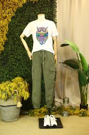 Baykus Figurlu Tasli T Shirt 44 9 Baykus Figurlu Tasli T Shirt Pantolon Elbise Baykus