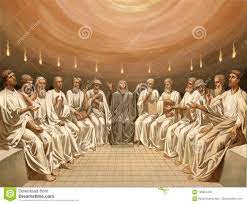 El próximo domingo 31 de mayo la iglesia celebrará al espíritu santo y por eso durante nueve días los fieles se preparan para pentecostés, la gran solemnidad en honor a la tercera persona de la. Pentecostes La Pendiente Del Espiritu Santo Stock De Ilustracion Ilustracion De Siempre Escritura 100837426