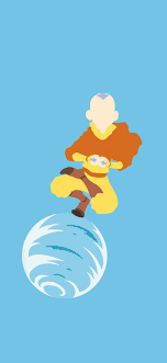 Minimal Aang Avatar The Last Airbender 1125x2436 Wallpaper Anime Wallpaper Cartoon Art Anime Fantasy