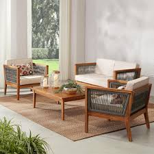 We offer a variety of furniture finish options including wooden patio furniture, all weather wicker patio furniture. Outdoor Lounge Furniture Patio Furniture The Home Depot
