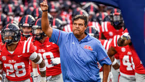 Ole Miss football coach Matt Luke in photos
