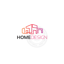 This creative logo uses bright colours in combination with. Modern Home Logo Design Architecture Logo Design Studio Logo Home Logo
