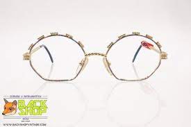 arroganza mod ar020 vintage crazy frame glasses made in italy new old stock 1990s 1990 年代 ハンドメイド