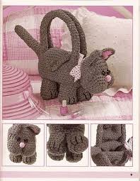 Orguden Kedili Canta Yapimi Amigurumi Kedilicanta Orgucantamodelleri Orgu Kendinyap Krose Boncuk Tig Canta