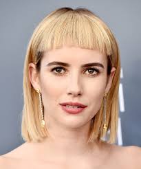Photogallery of emma roberts updates weekly. Emma Roberts Fake Bangs Hair Trend Critics Choice