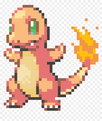 Pokemon firered video game sprites pixel art game boy games character gaming plays lettering. Pokemon Fire Red Charmander Sprite Hd Png Download Vhv