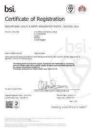 This manual will be adapted and new revisions will be made once identified the ohsas18001:2007 health & safety management standard is overseen for the company by the health, safety & environmental manager. B8vldq7z8652mm