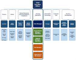 organisation structure quad services cleaning company