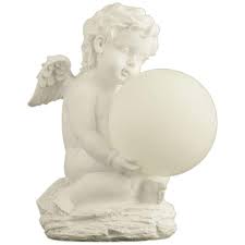 Cherub Angel Statue Globe Solar Garden Landscape Light 77j55 Lamps Plus