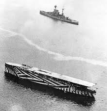 An Illustrated History Of Unbelievably Camouflaged Ships Dazzle Camouflage Aircraft Carrier Warship