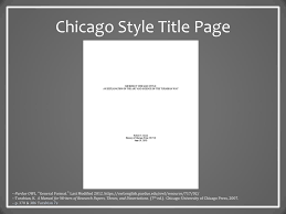 When citing online lecture notes, be sure to provide the file format in brackets after the lecture title. Ppt Chicago Style The Basics Powerpoint Presentation Free Download Id 5390412