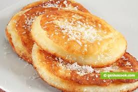 Making Coco Pancakes Baked Goods Genius Cook Healthy Nutrition Tasty Food Simple Recipes Coconut Recipes Tasty Ingredients Food