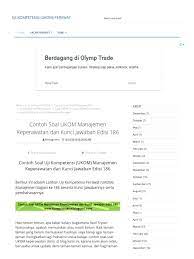 Klien manakah yang dapat dipercayakan perawatannya kepada diploma ? Contoh Soal Ukom Manajemen Keperawatan Dan Kunci Jawaban Edisi 186