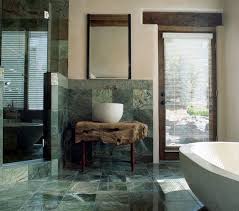 Here are some ideas to use green marble in various spaces. A Stunning Natural Bathroom With Green Marble Tiles A Raw Wood Slab Vanity And Wooden Touches Green Marble Bathroom Marble Bathroom Floor Marble Bathroom