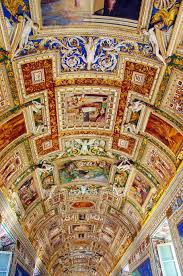 I already talked to you about michelangelo's frescos in the cortile ottagono (photo: Hd Wallpaper Italy Rome Vatican Museum Ceiling Fresco Decoration Mural Wallpaper Flare