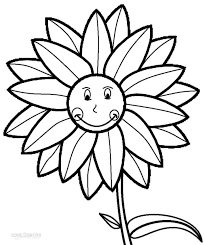 Printable Sunflower Coloring Pages For Kids Cool2bkids Sunflower Coloring Pages Coloring Pages Dinosaur Coloring Pages