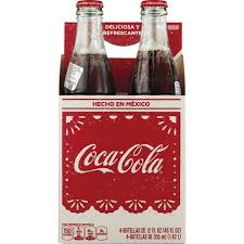 A small bowl of coke will attract slugs and snails, and then the acid in the coke. Coca Cola Mexico Glass Bottles 355 Ml 4 Pack Ready To Drink Houchen S My Iga