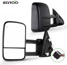 Looking for truck mirrors towing? Amazon Com Chevy Gmc Towing Mirrors Pair Rear View Mirrors For 2014 2017 Chevy Gmc Silverado Sierra 1500 15 17 2500hd 3500hd With Power Control Heated Manual Telescoping And Folding Feature Automotive