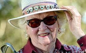 Golf-mad Mary a driving force at 91