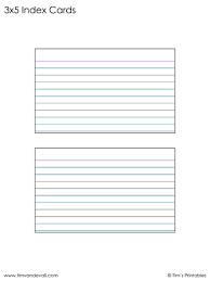 Lines provide space for clean, efficient writing. Printable Index Card 3x5 Pdf Tim S Printables