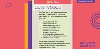 Argumentos contra o voto impresso custo do voto impresso. Serie Desvendando A Urna O Equipamento Nao E Auditavel Tribunal Superior Eleitoral