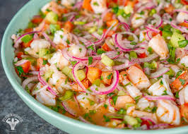 You can make this with shrimp, fish, or scallops. Easy Shrimp Ceviche Recipe Meal Prep Fit Men Cook