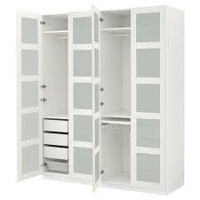 Pax Corner Wardrobe White Reinsvoll Gray Green 82 3 4 63 1 8x93 1 8 Ikea Pax Wardrobe Pax Wardrobe Ikea Pax