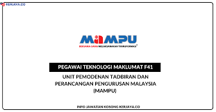 Pelukis pelan (seni bina) ja19. 283 Kekosongan Jawatan Pegawai Teknologi Maklumat F41 Mampu Jawatan Kosong