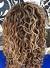Mixed Blonde Highlights Curly Hair