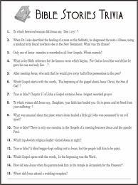 Let's see how much you know! 6 Best Youth Bible Trivia Questions Printable Printablee Com