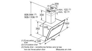 Bosch Dwk09g620 Hotte Murale