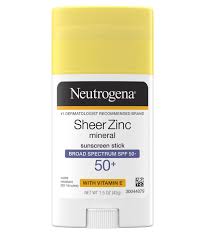 Shop with afterpay on eligible items. Sheer Zinc Oxide Non Comedogenic Sunscreen Stick Spf 50 Neutrogena