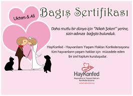 Nikah Kartlari Haykonfed Hayvanlarin Yasam Haklari Konfederasyonu
