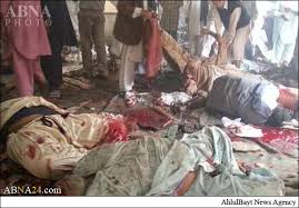 Image result for ‫انفجار انتحاری در مسجد شیعیان پاکستان 28 شهید و 31 زخمی برجای گذاشت‬‎