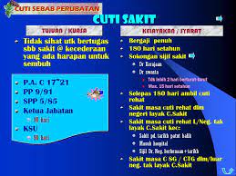Tempoh keseluruhan tidak boleh melebihi 15 hari dalam setahun pegawai yang bergaji hari diberikan sebanyak 14 hari cuti Kemudahan Cuti Pegawai Awam Ppt Download