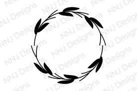 All contents are released under creative commons cc0. Laurel Wreath Leaves Svg Leaf Frame Graphic By Nnj Designs Creative Fabrica
