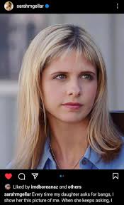 at least SMG acknowledges that her bangs in Amends were questionable to say  the least 🤣🤣 : r/buffy