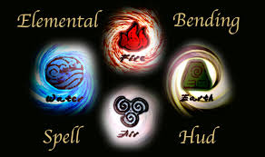 Second Life Marketplace Elemental Bending Spell Hud Magic Hud Spell Hud