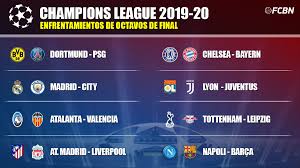 Los partidos y tabla de posiciones de champions league se actualizan en tiempo real. Todos Los Enfrentamientos De Los Octavos De Final De La C
