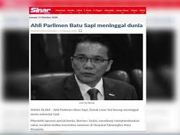 He left the party to join warisan before the 14th general election and became its. Muhyiddin Ucap Takziah Kepada Keluarga Liew Vui Keong
