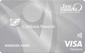 A credit card is a payment card issued to users (cardholders). Visa Signature Cashback Rewards Credit Card First Financial Federal Credit Union