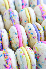 Cake Mix Whoopie Pies Recipe Funfetti Style Sweets Treats Blog