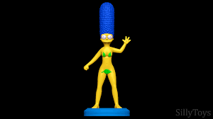 3D file Marge Simpson Naked - The Simpsons・3D printable model to  download・Cults