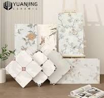 All-Ceramic Marble Tiles 400x800mm Living/Dining/Kitchen/Bathroom  Medium-Sized Wall Tiles Light Luxury Design Low Water