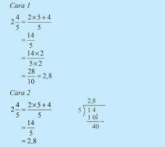 Kemudian untuk contoh pecahan campuran yaitu 2 ¼, 3 ½, 1 ¾ dan sebagainya. Contoh Soal Pecahan Campuran Dan Jawabannya Kelas 4 Sd