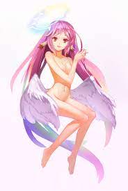boobs, Pink Hair, Nude, Sideboob, Wings, Jibril, Anime, Anime Girls, No  Game No Life, Sexy Anime Wallpapers HD / Desktop and Mobile Backgrounds
